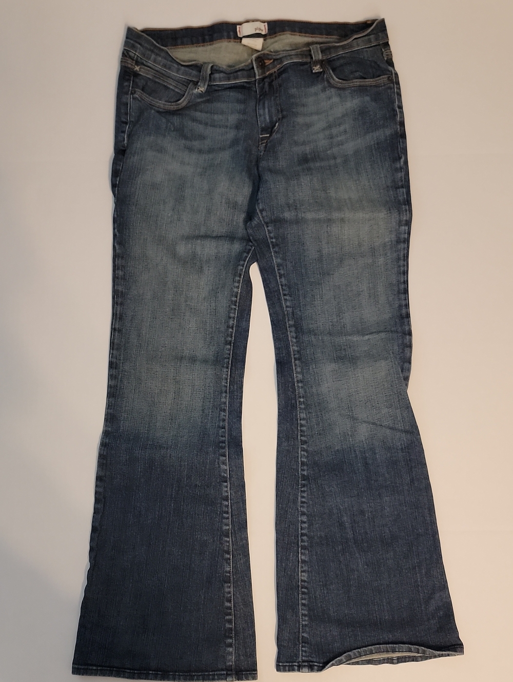 Piper Flare Bootcut Blue Jeans Low Mid Rise Medium Wash Women's Size 15